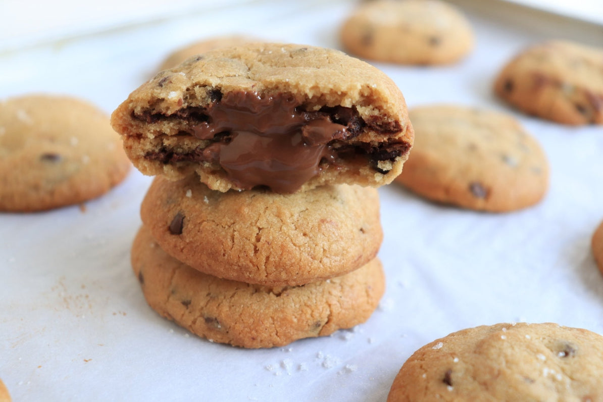 Nutella Sea Salt Cookies