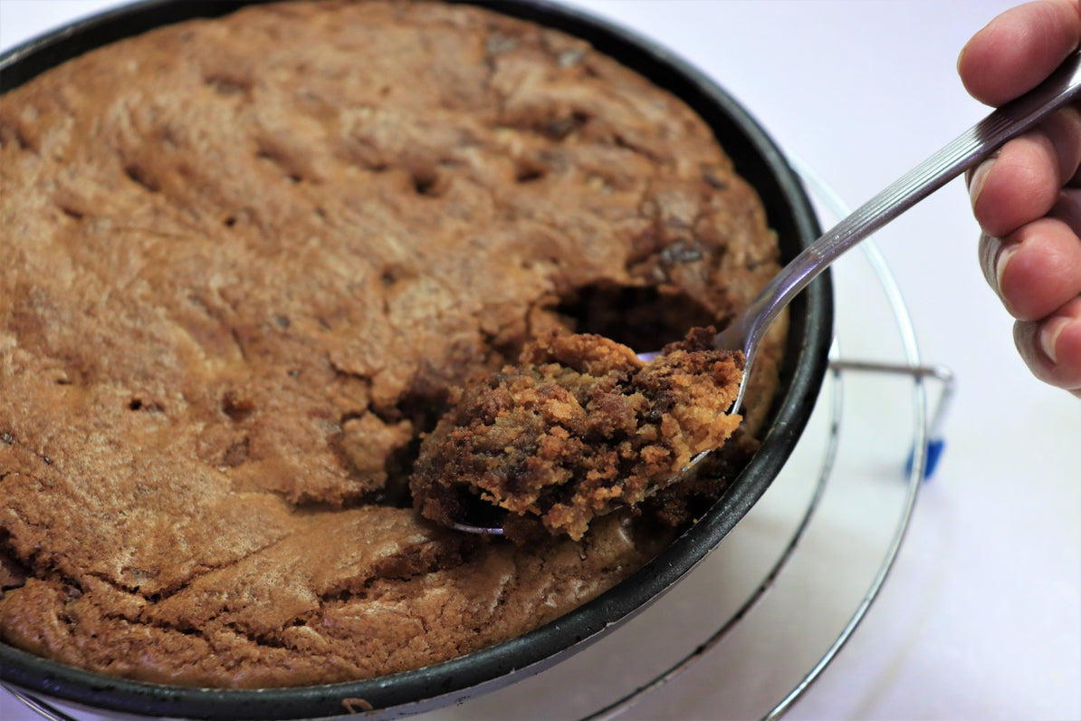Stuffed Chocolate Chip Skillet Cookie