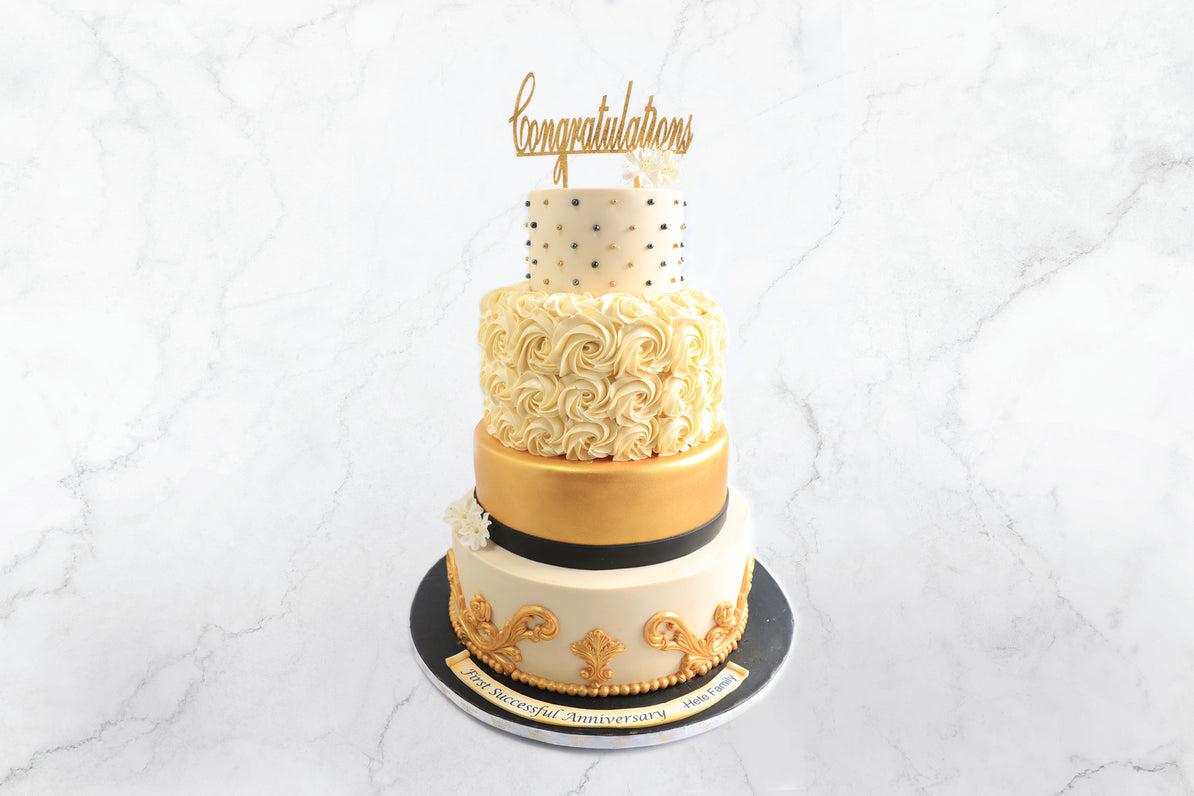 New York Themed Wedding Cake - Sunday Baking