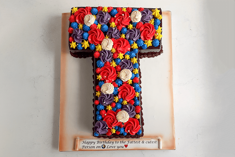 Buttercream Number/Letter Cake - Toujours