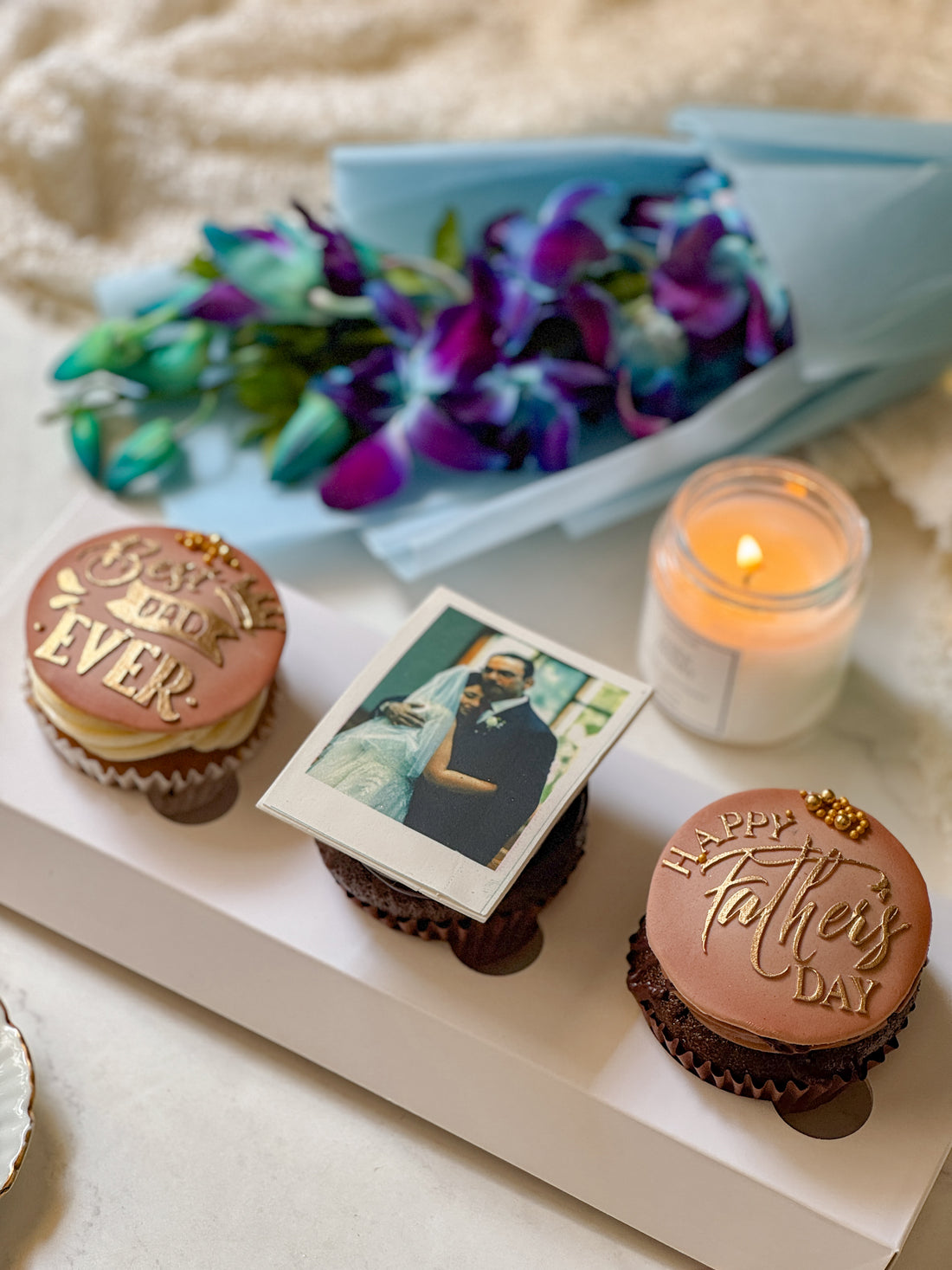 Best Dad Ever Cupcake Trio (Set of 3)