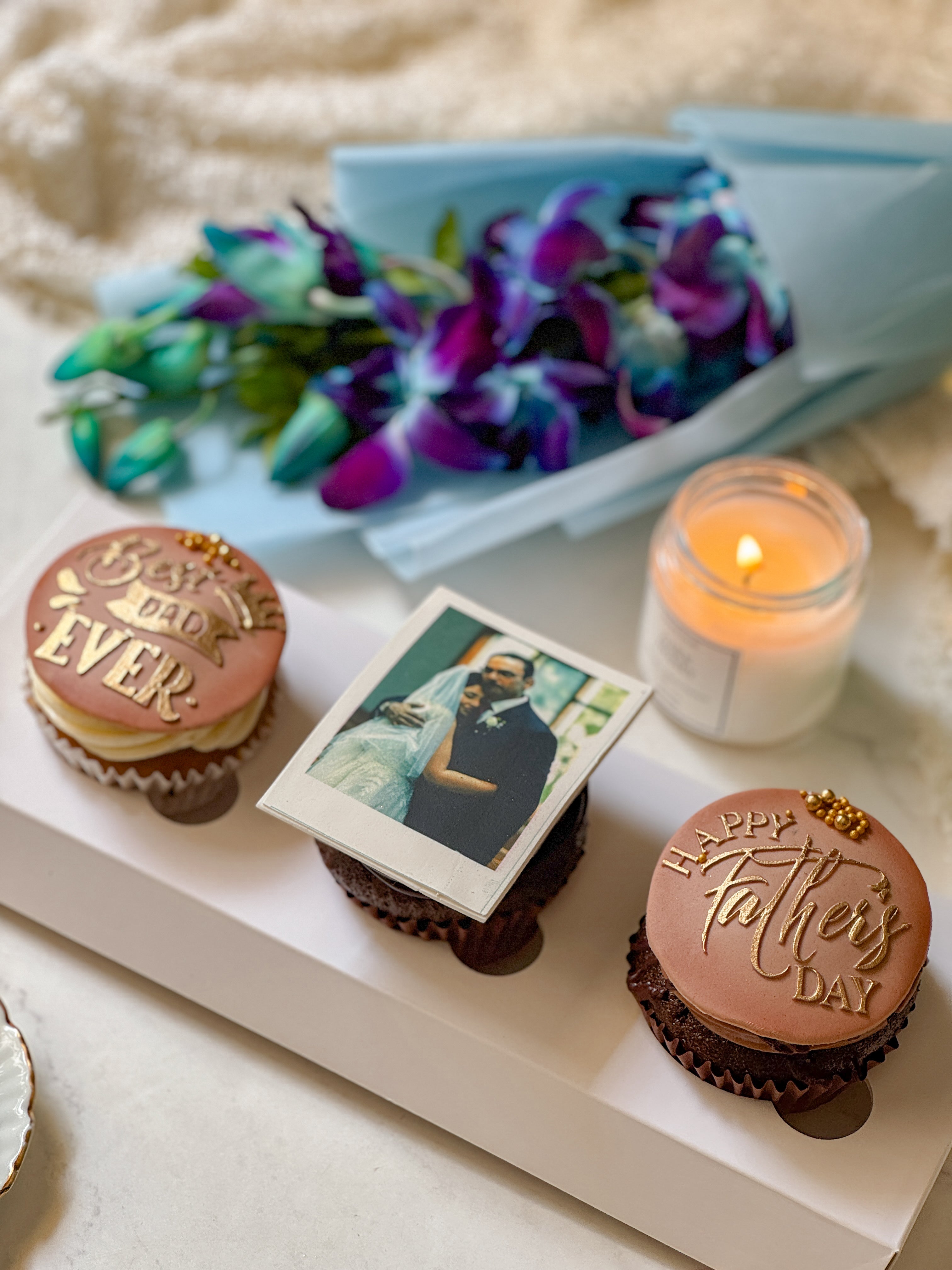 Best Dad Ever Cupcake Trio (Set of 3)