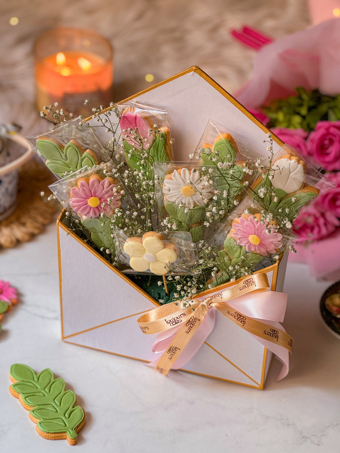 Floral Cookie Envelope