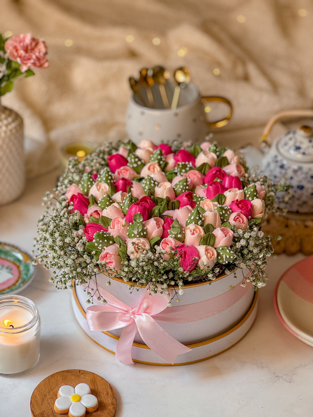 The Floral Cupcake Bouquet