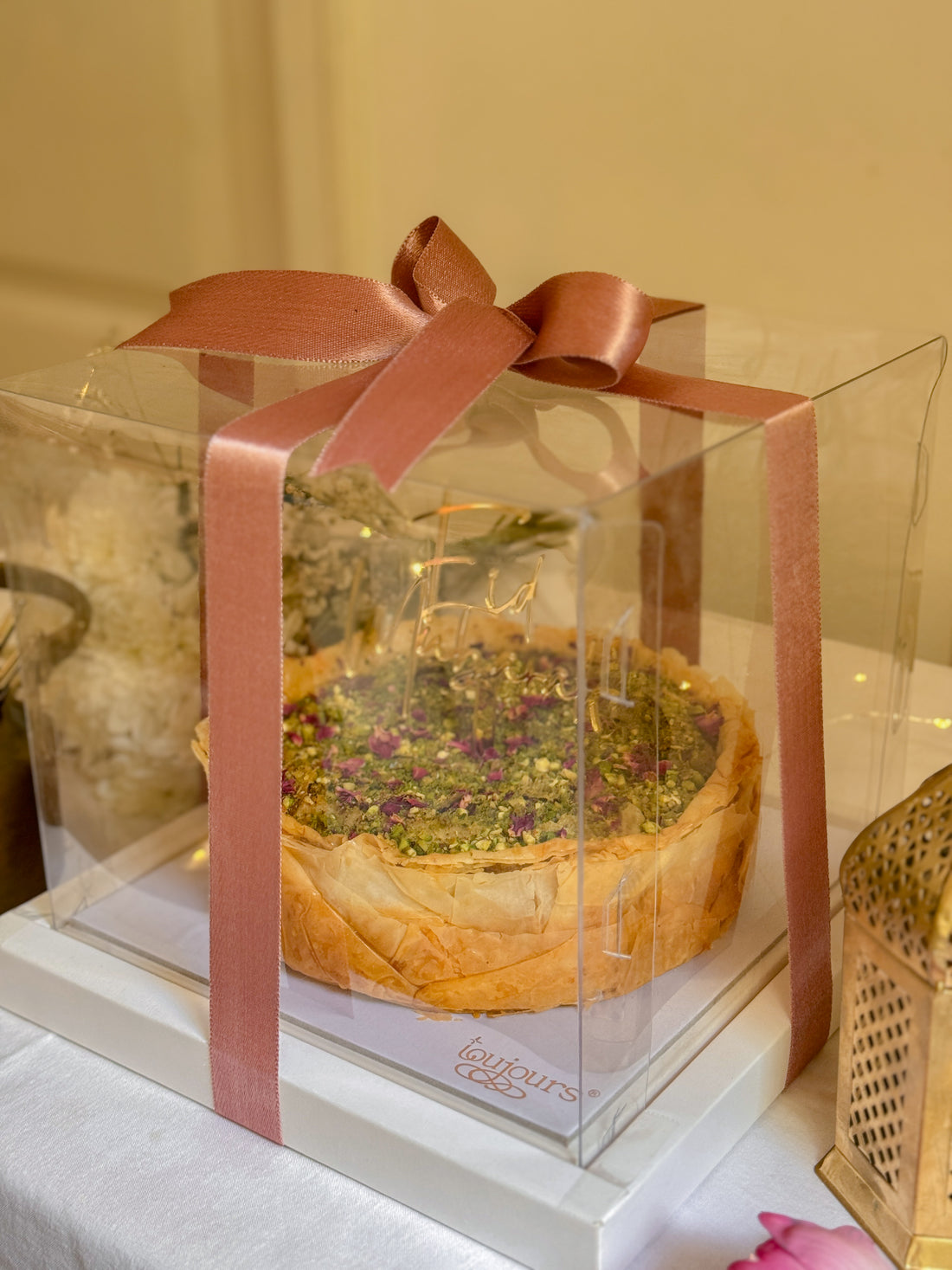 Baklava Pistachio Cheesecake