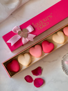 Heart Macarons – Box of 6