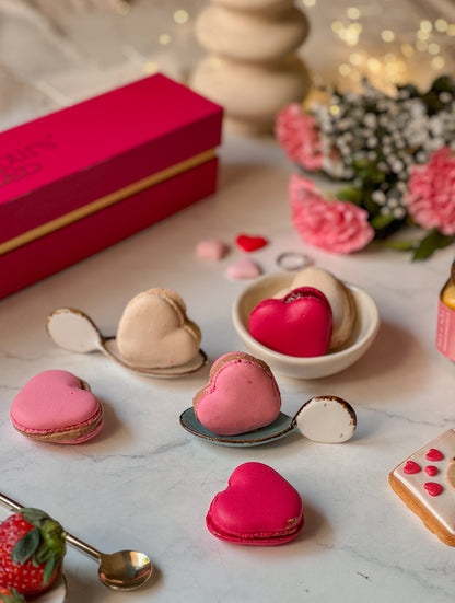 Heart Macarons – Box of 6