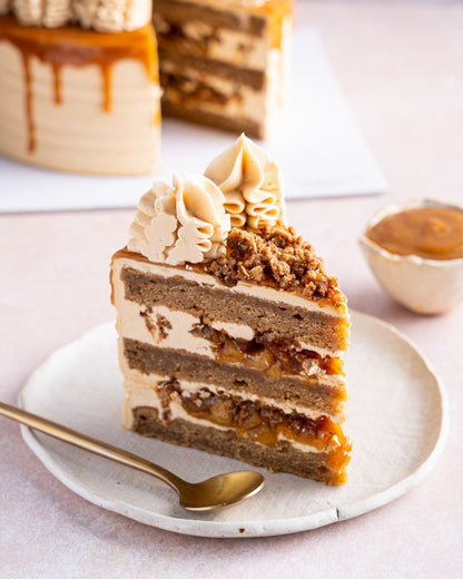 Apple &amp; Salted Caramel Cake