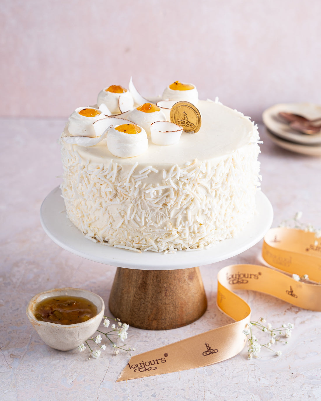Coconut &amp; Passion Fruit Cake