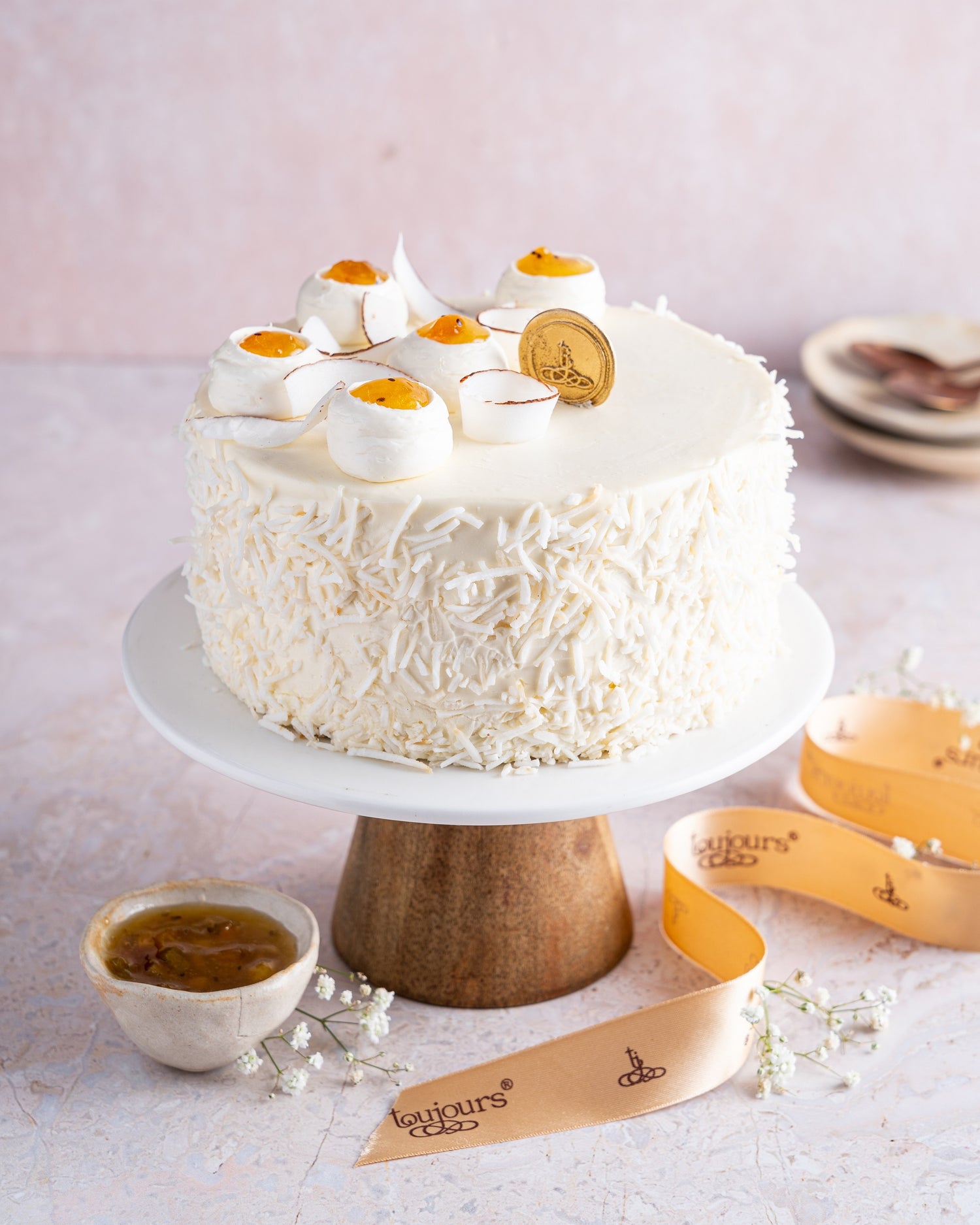 Coconut &amp; Passion Fruit Cake