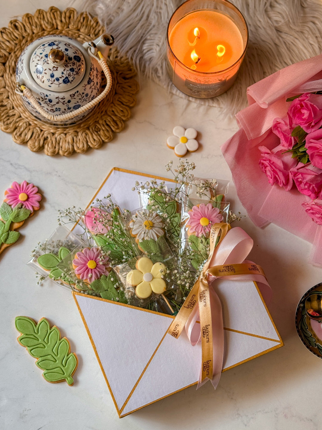 Floral Cookie Envelope