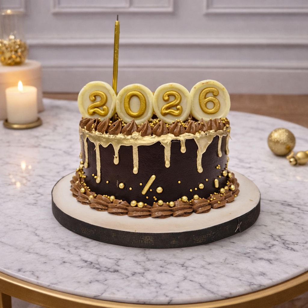 New Year Light Up Cake