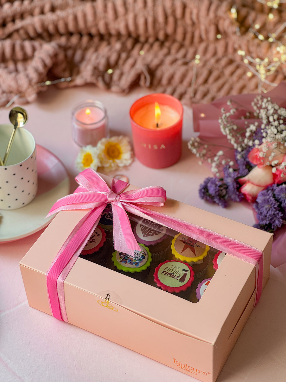 Women’s Day Mini Cupcake Box (Box of 12)