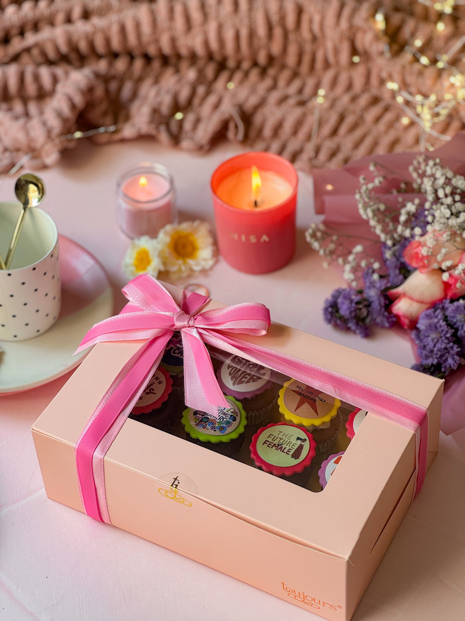 Women’s Day Mini Cupcake Box (Box of 12)