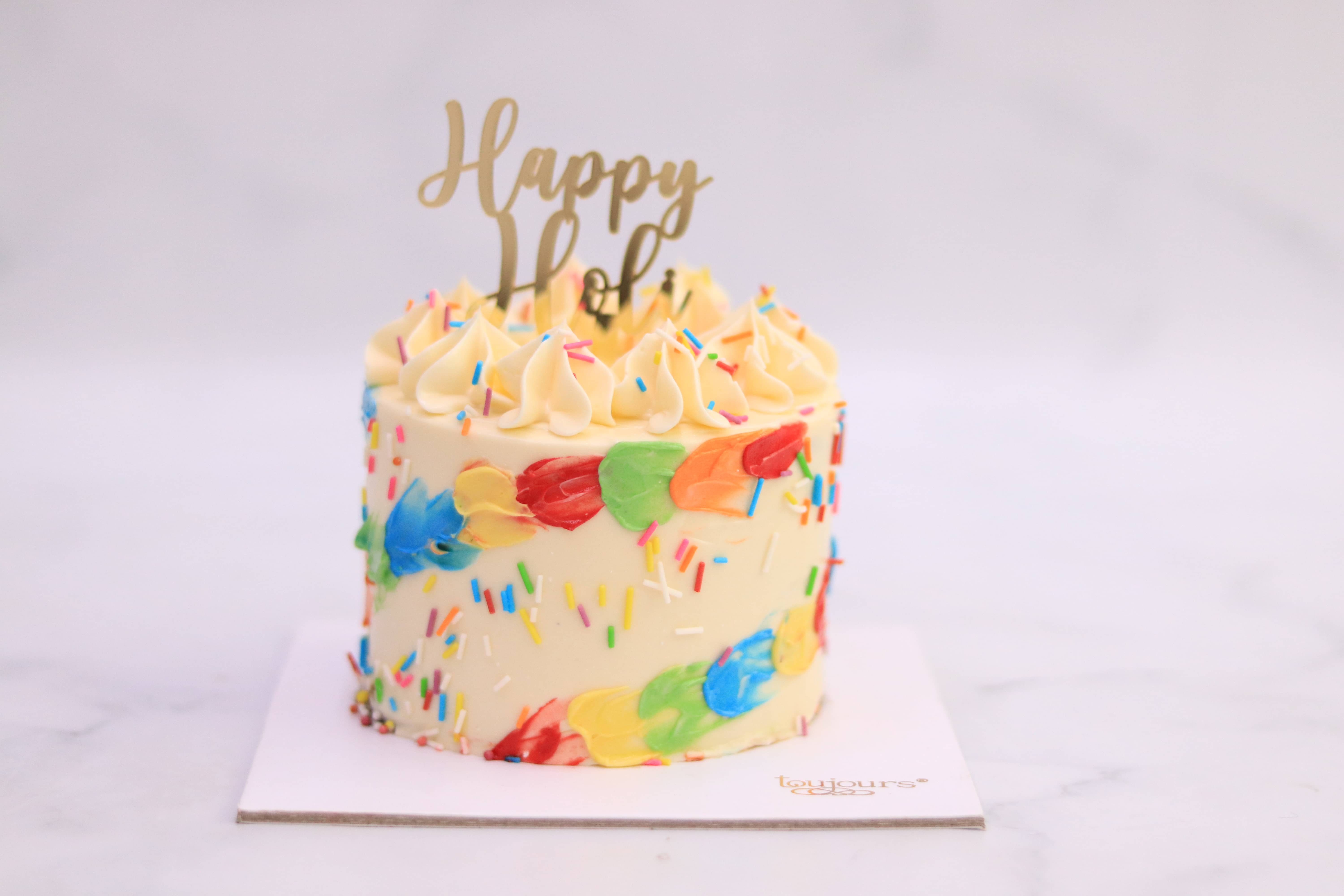 Holi Special Colours Cake, 24x7 Home delivery of Cake in Manpour, Madhubani