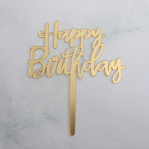 Happy Birthday Acrylic Topper