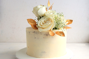 Ivory Rose Cake