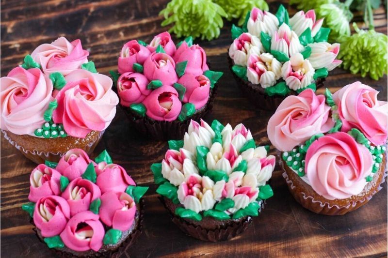 Floral Cupcakes Box