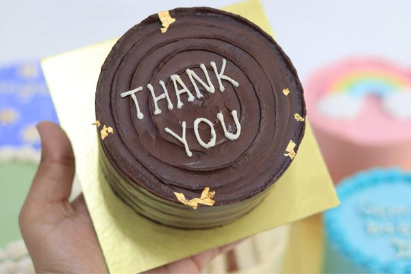 Buy/Send Delicious Thank You Chocolate Cake Online @ Rs. 1574 - SendBestGift