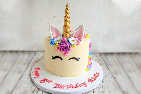 Order Enchanting Unicorn Themed Birthday Cake | Gurgaon Bakers